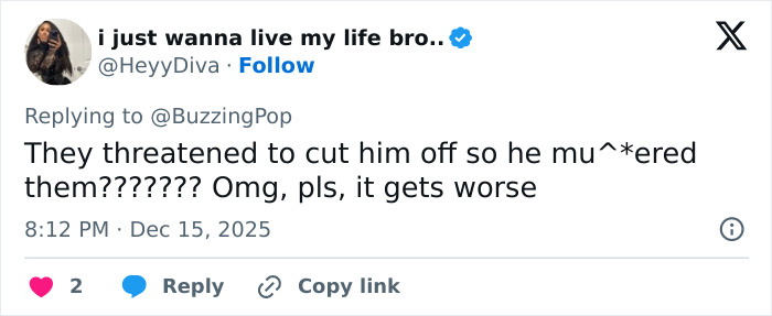 Tweet commentary on Rob Reiner and son Nick's fight at Conan O&rsquo;Brien&rsquo;s Christmas party before fatal incident.