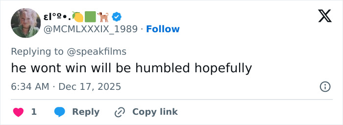 Screenshot of a tweet criticizing Timoth&eacute;e Chalamet's arrogance after an embarrassing interview, posted on social media.