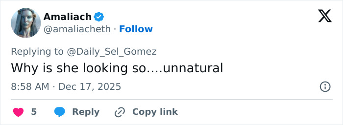Tweet reply questioning Selena Gomez’s appearance, mentioning a fan’s inquiry about how she shaves her mustache. Tweet reply questioning Selena Gomez’s appearance, mentioning a fan’s inquiry about how she shaves her mustache.