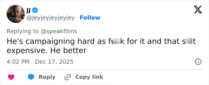 Screenshot of a Twitter reply criticizing Timoth&eacute;e Chalamet&rsquo;s arrogance following an embarrassing interview backlash.