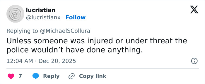 Screenshot of a social media comment discussing the halted 911 call during Nick Reiner’s explosive fight with his dad. Screenshot of a social media comment discussing the halted 911 call during Nick Reiner’s explosive fight with his dad.