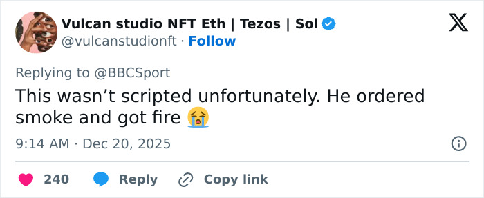 Tweet about Jake Paul’s broken jaw becoming the internet’s latest punchline with a crying emoji reaction.