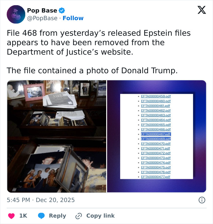 Chilling toddler's foot visible in photo beside Epstein as new files from Department of Justice are exposed. Chilling toddler's foot visible in photo beside Epstein as new files from Department of Justice are exposed.