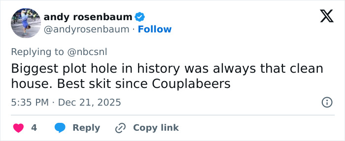 Screenshot of a Twitter reply discussing plot holes in SNL’s Home Alone parody starring Ariana Grande, sparking fan debate. Screenshot of a Twitter reply discussing plot holes in SNL’s Home Alone parody starring Ariana Grande, sparking fan debate.