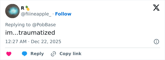 Screenshot of a tweet reading im...traumatized in response to SNL’s Home Alone parody starring Ariana Grande. Screenshot of a tweet reading im...traumatized in response to SNL’s Home Alone parody starring Ariana Grande.