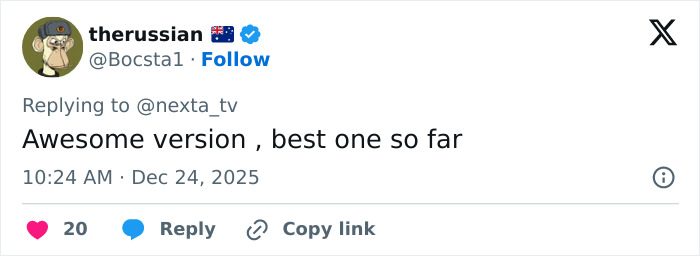 Tweet from therussian praising a Mongolian jingle bells throat singing version as the best viral Christmas anthem of 2025. Tweet from therussian praising a Mongolian jingle bells throat singing version as the best viral Christmas anthem of 2025.