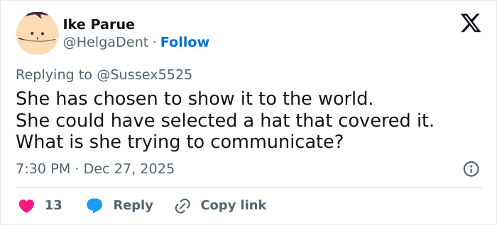 Tweet discussing Kate Middleton’s facial scar and speculating on the significance of her 2024 hospitalization details. Tweet discussing Kate Middleton’s facial scar and speculating on the significance of her 2024 hospitalization details.