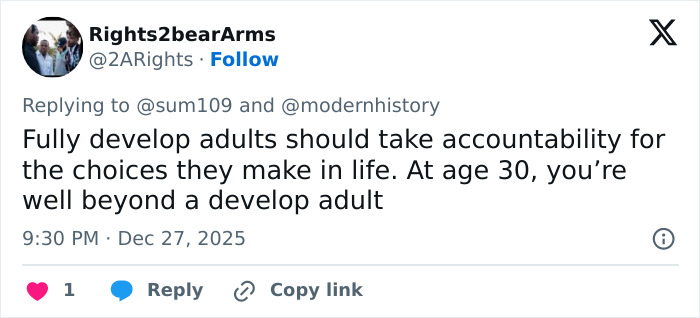 Screenshot of a tweet discussing accountability related to former child actor Tylor Chase’s recent troubles and rap sheet. Screenshot of a tweet discussing accountability related to former child actor Tylor Chase’s recent troubles and rap sheet.