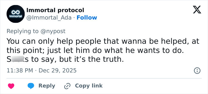 Tweet discussing Tylor Chase’s hospitalization situation, highlighting a friend’s revealing statement. Tweet discussing Tylor Chase’s hospitalization situation, highlighting a friend’s revealing statement.
