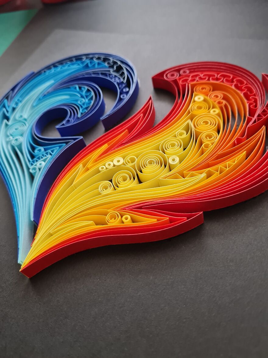 I Turn Simple Paper Strips Into 3D Art That Brings Joy To Homes Around The World