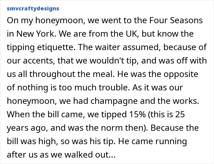 Restaurant Guests Tip $7, Are Chased Out The Door By Angry Server Restaurant Guests Tip $7, Are Chased Out The Door By Angry Server