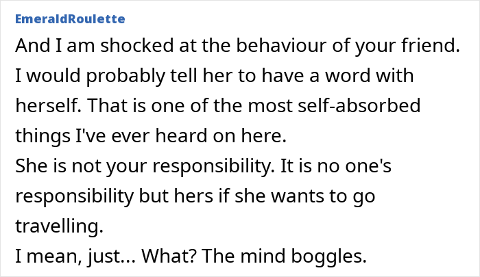 Alt text: Woman sad about ending a 22-year-long friendship due to friend’s unhinged request, reflecting on betrayal and disappointment Alt text: Woman sad about ending a 22-year-long friendship due to friend’s unhinged request, reflecting on betrayal and disappointment