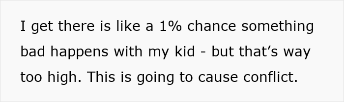 Text excerpt about a new mom concerned about safety around her brother&rsquo;s pit bull near her baby during family vacation.
