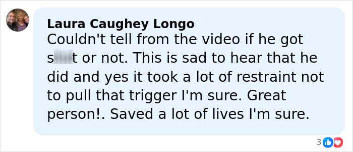 Screenshot of Facebook comment discussing the heartbreaking update on Bondi Beach hero’s hospital visit. Screenshot of Facebook comment discussing the heartbreaking update on Bondi Beach hero’s hospital visit.
