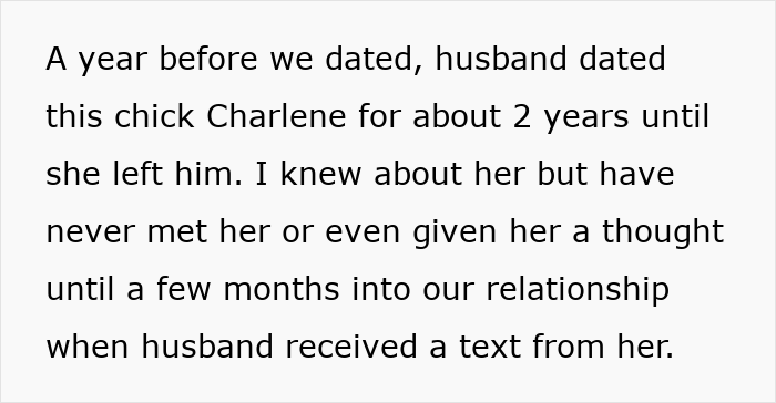Alt text: Woman reading text message, discovering proof of husband cheating and dealing with crazy ex-girlfriend drama. Alt text: Woman reading text message, discovering proof of husband cheating and dealing with crazy ex-girlfriend drama.