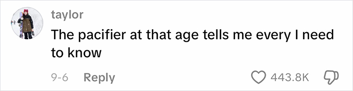 TikTok comment discussing parenting choices in a viral homeschool clip, sparking debate among viewers.