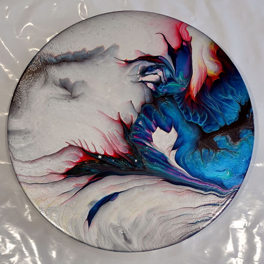 Beauty Or A Beast? Surprising Results With This Acrylic Pour With Gravy Boat