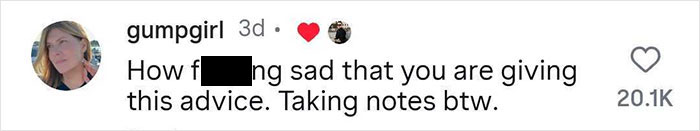 Screenshot of a social media comment showing a critical reaction, related to mass shooting survival tips advice. Screenshot of a social media comment showing a critical reaction, related to mass shooting survival tips advice.