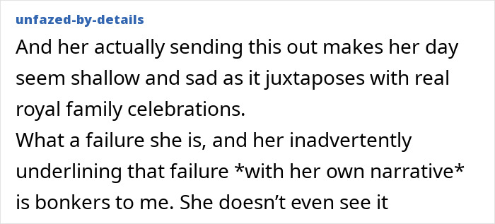 Text excerpt criticizing Meghan Markle’s Christmas message seen as shallow amid royal family celebrations, sparking split rumors. Text excerpt criticizing Meghan Markle’s Christmas message seen as shallow amid royal family celebrations, sparking split rumors.