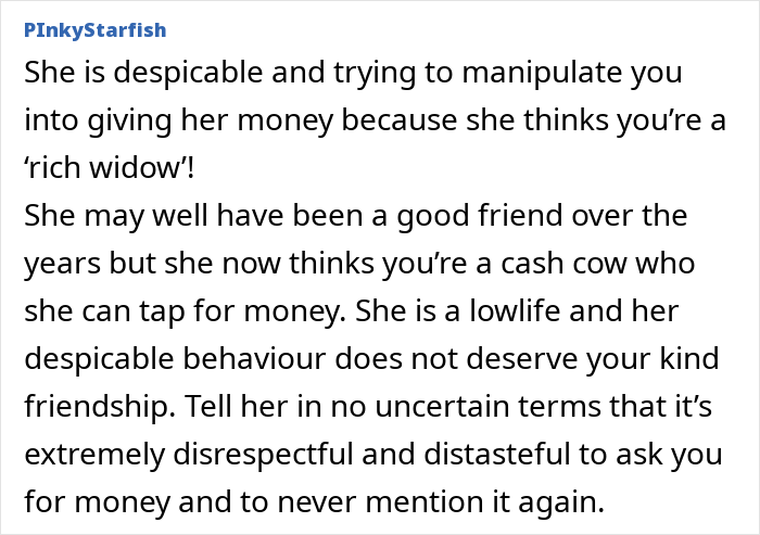 Sad woman reflecting on ending a 22-year-long friendship after friend&rsquo;s unhinged money request in a private message.