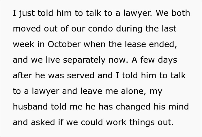 Man Leaves Wife Of 10 Years For Younger Woman, Panics When Divorce Takes An Unexpected Turn Man Leaves Wife Of 10 Years For Younger Woman, Panics When Divorce Takes An Unexpected Turn