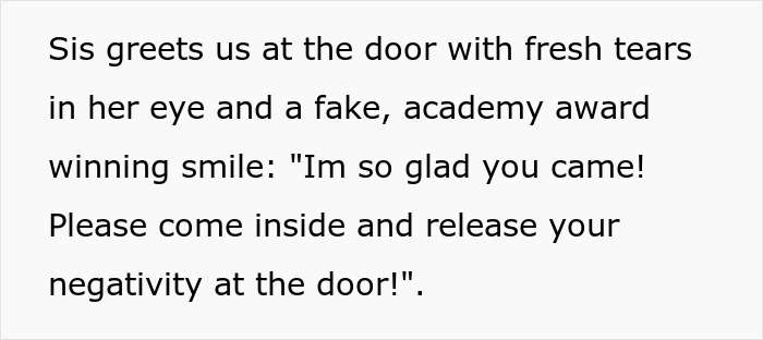 Sister’s barefoot spiritual advisor causes comical chaos at Thanksgiving, leading to emotional distress and being kicked out.