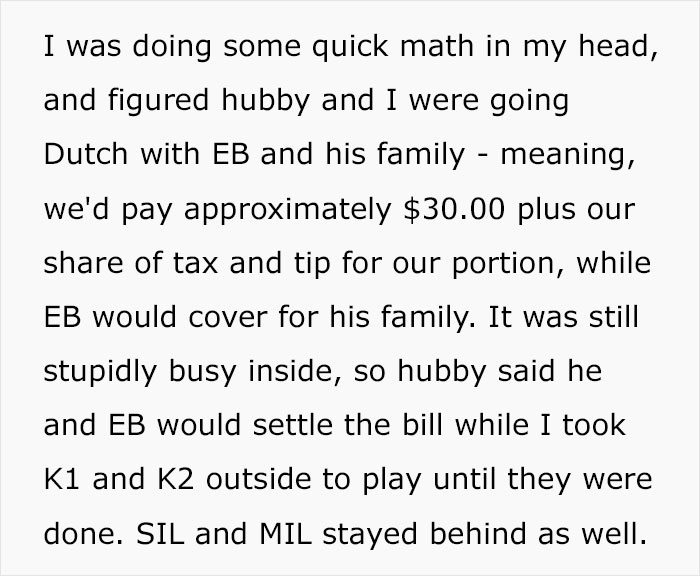 Person calculating dinner expenses while brother makes bil pay dinner for the family at a busy restaurant. Person calculating dinner expenses while brother makes bil pay dinner for the family at a busy restaurant.