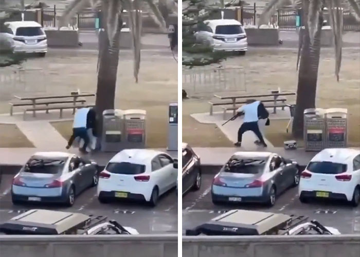 Bondi Beach hero disarms attacker near parked cars during Hanukkah event in public park area. Bondi Beach hero disarms attacker near parked cars during Hanukkah event in public park area.