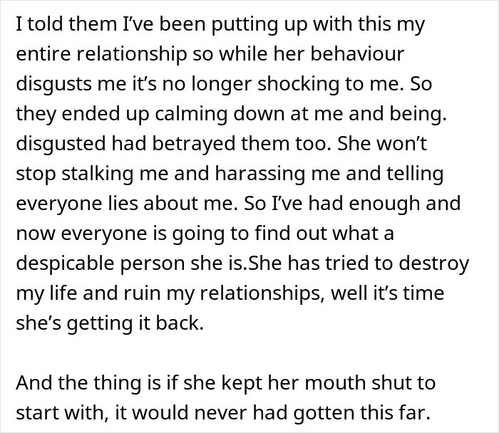 Woman takes out restraining order against mother-in-law after years of stalking, harassment, and lies.