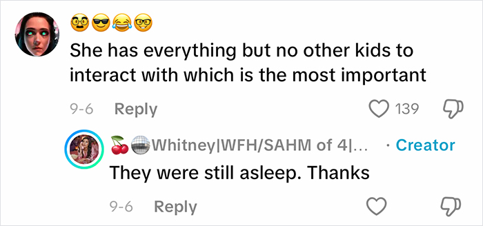 Social media comments on a viral homeschool clip sparking debate over parenting choices and child interaction concerns.