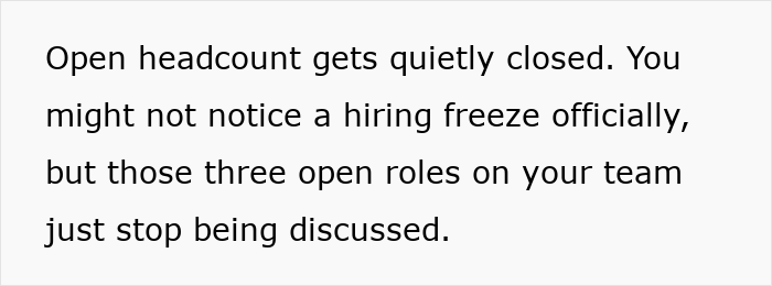 Open headcount quietly closed, a subtle red flag indicating your job may not be safe amid hidden hiring freeze signs.