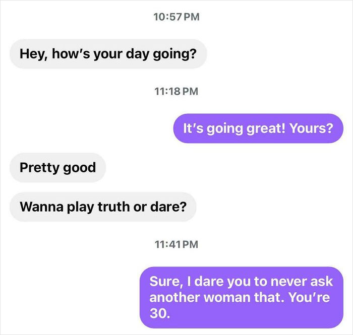 Text conversation showing a hilarious and witty exchange that people still think about from funny texts.