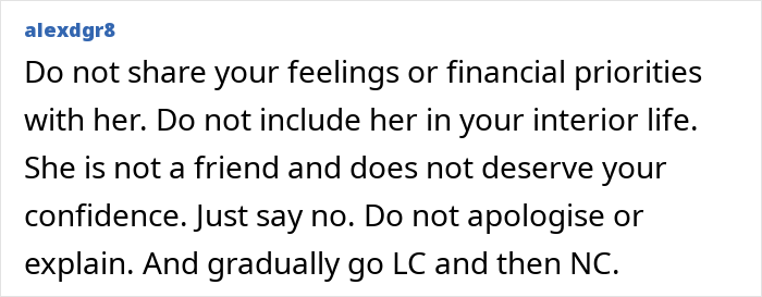 Woman feeling sad and conflicted about ending a 22-year-long friendship after extreme request from friend.