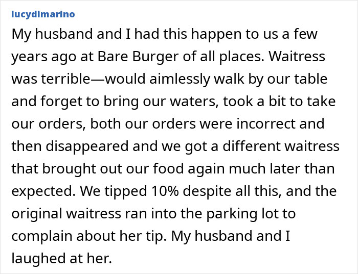 Restaurant Guests Tip $7, Are Chased Out The Door By Angry Server Restaurant Guests Tip $7, Are Chased Out The Door By Angry Server