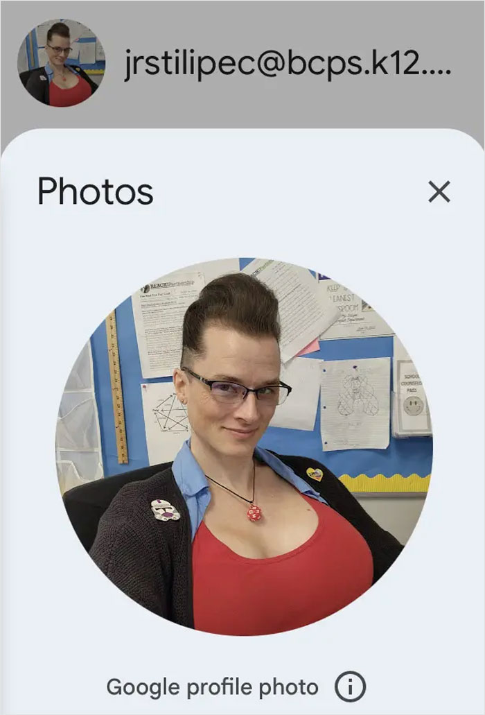 High school teacher's costume photo online showing teacher in classroom sparking outrage among parents High school teacher's costume photo online showing teacher in classroom sparking outrage among parents