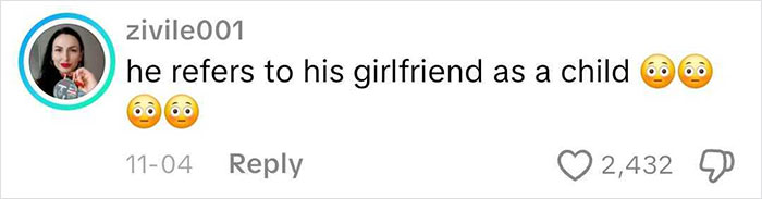 Screenshot of a social media comment reacting to a letter from worst Victorian boyfriend with shocked emojis. Screenshot of a social media comment reacting to a letter from worst Victorian boyfriend with shocked emojis.