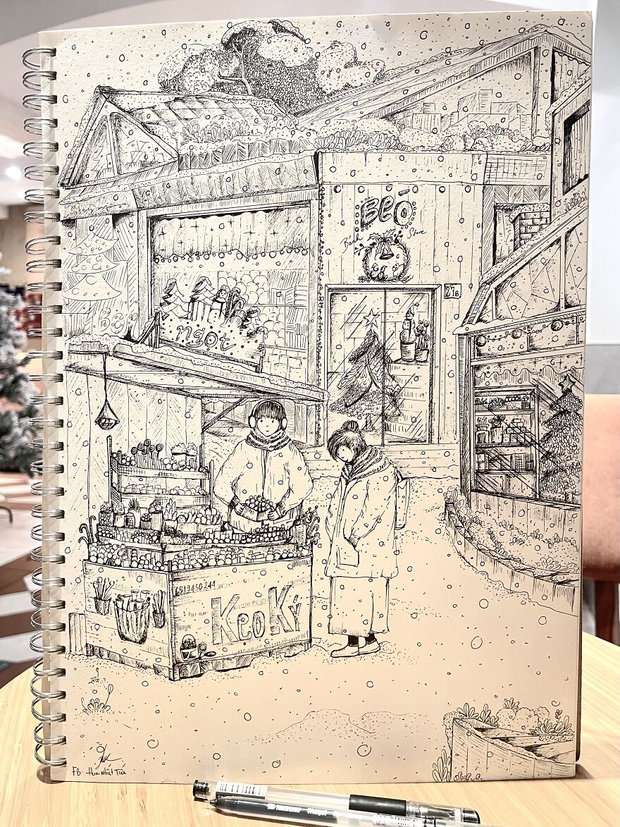 My 6 Hand-Drawing About Christmas Decorations