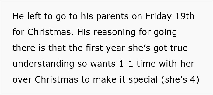 Wife heartbroken as hubby ditches her and baby for Christmas to spend time with his other kid instead Wife heartbroken as hubby ditches her and baby for Christmas to spend time with his other kid instead