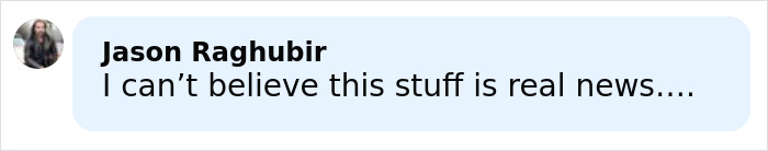 Person named Jason Raghubir commenting disbelief about a horrifying wedding tragedy and missing child's body discovery. Person named Jason Raghubir commenting disbelief about a horrifying wedding tragedy and missing child's body discovery.