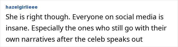 Comment from social media user discussing fans calling out Sydney Sweeney's natural beauty claim with side-by-side photos. Comment from social media user discussing fans calling out Sydney Sweeney's natural beauty claim with side-by-side photos.