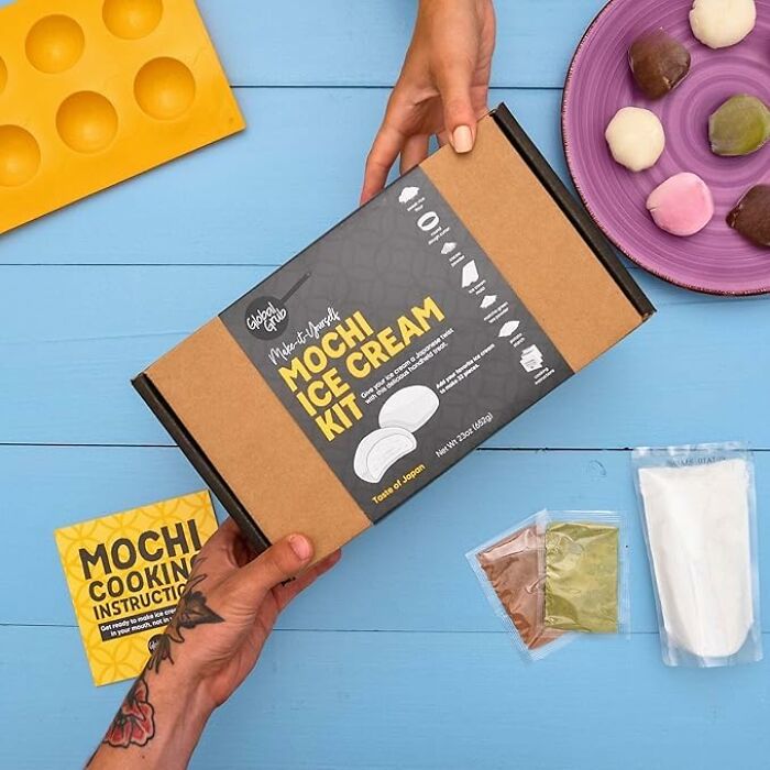 A Mochi Ice Cream Kit Will Allow Them To Create The Tiny, Chewy, And Deeply Satisfying Japanese Dessert Of Their Dreams In Their Own Kitchen