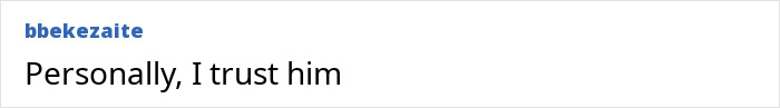 Text post saying Personally, I trust him, referencing Lithuania lawmaker’s cat consent in national broadcaster head firing debate. Text post saying Personally, I trust him, referencing Lithuania lawmaker’s cat consent in national broadcaster head firing debate.