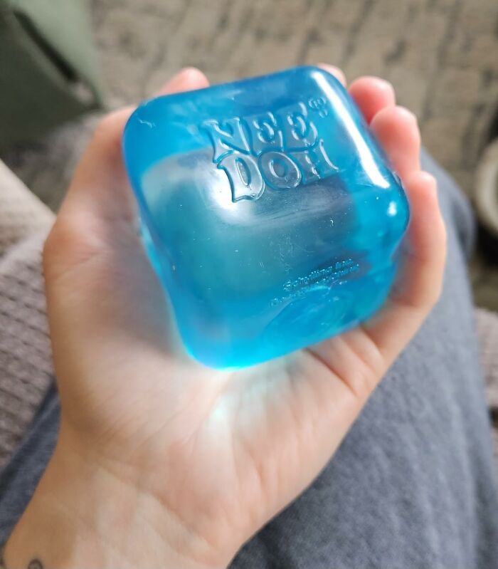 Channeling Your Desire To Flip A Table Into The Needoh Nice Cube Is The Only Thing Keeping You Employed During That Three-Hour Strategy Meeting Since It Snaps Back To Shape Even If Your Mental State Does Not