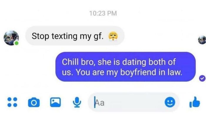 Text message exchange showing a funny and surprising conversation in posts that will make you laugh out loud.