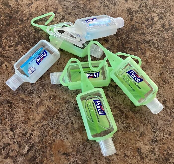 The Frantic, Post-Public-Transit Dig Through The Chaotic Abyss Of Your Bag For Hand Sanitizer Can Now Be A Thing Of The Past Thanks To A Purell Hand Sanitizer With Jelly Wrap Carrier 