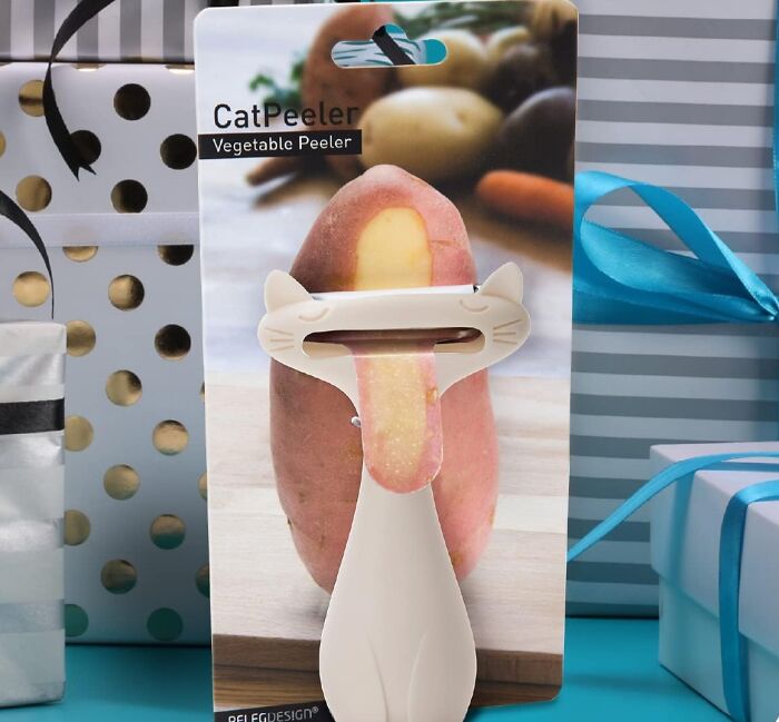 The Boring, Utilitarian Vegetable Peeler In Their Drawer Can Now Be Replaced By The Infinitely More Adorable And Slightly Judgmental Catpeeler Cute Vegetable Peeler 