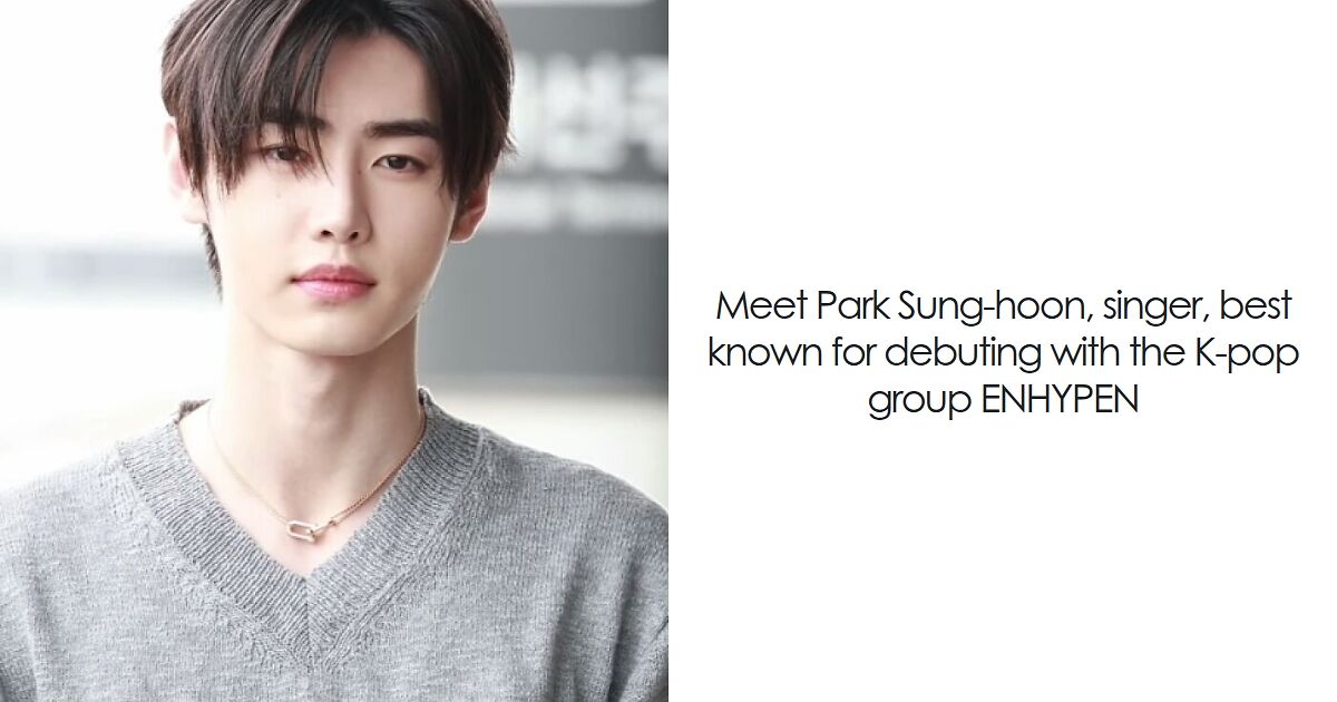 Sunghoon Bio And Career Highlights Bored Panda