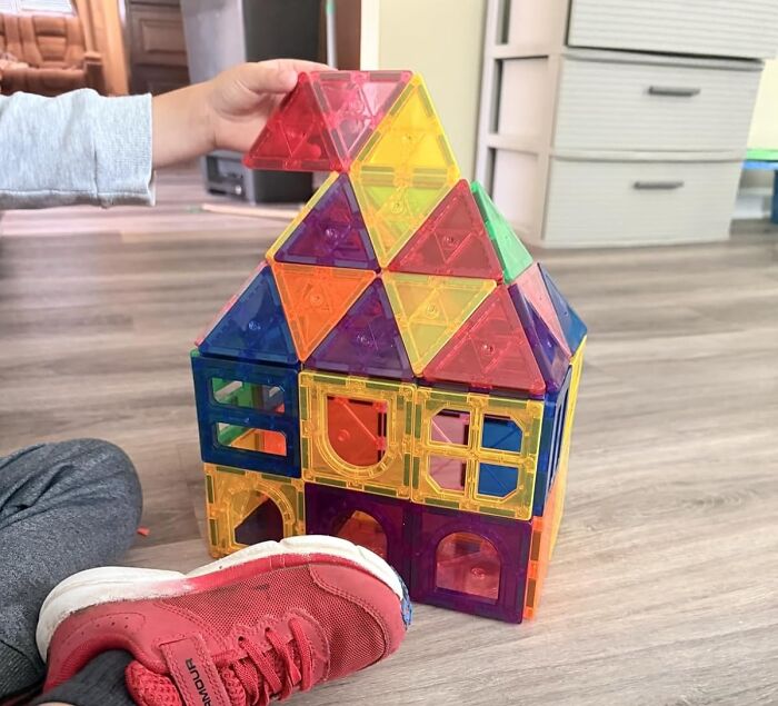 Their Inner Architect Can Now Construct The A Beautiful, A Translucent A Colorful A Castle Of Their Dreams Without The Need For A Single, Pesky, And Ultimately Disappointing Dab Of Glue Thanks To A Set Of Magnetic Building Tiles 