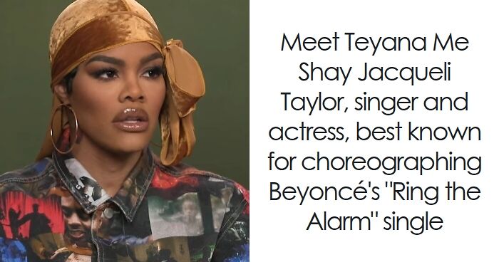 Teyana Taylor in a patterned shirt and headscarf, known singer and actress, highlighting her bio and career achievements.