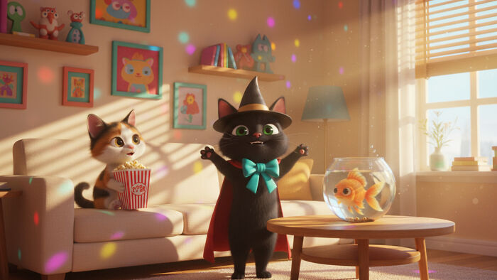 My Cozy Cat World Turned Into A Christmas Special